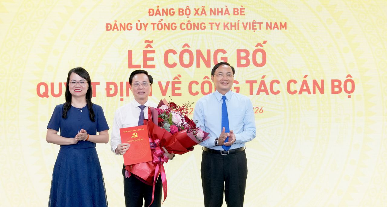 Đảng bộ PV GAS: Lễ công bố Quyết định chỉ định Bí thư Đảng ủy Tổng công ty Khí Việt Nam Đảng bộ PV GAS: Lễ công bố Quyết định chỉ định Bí thư Đảng ủy Tổng công ty Khí Việt Nam