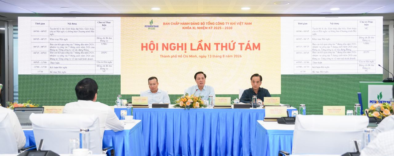 Đảng bộ PV GAS: Hội nghị Ban Chấp hành mở rộng và giao ban Hội đồng quản trị Tổng công ty Khí Việt Nam