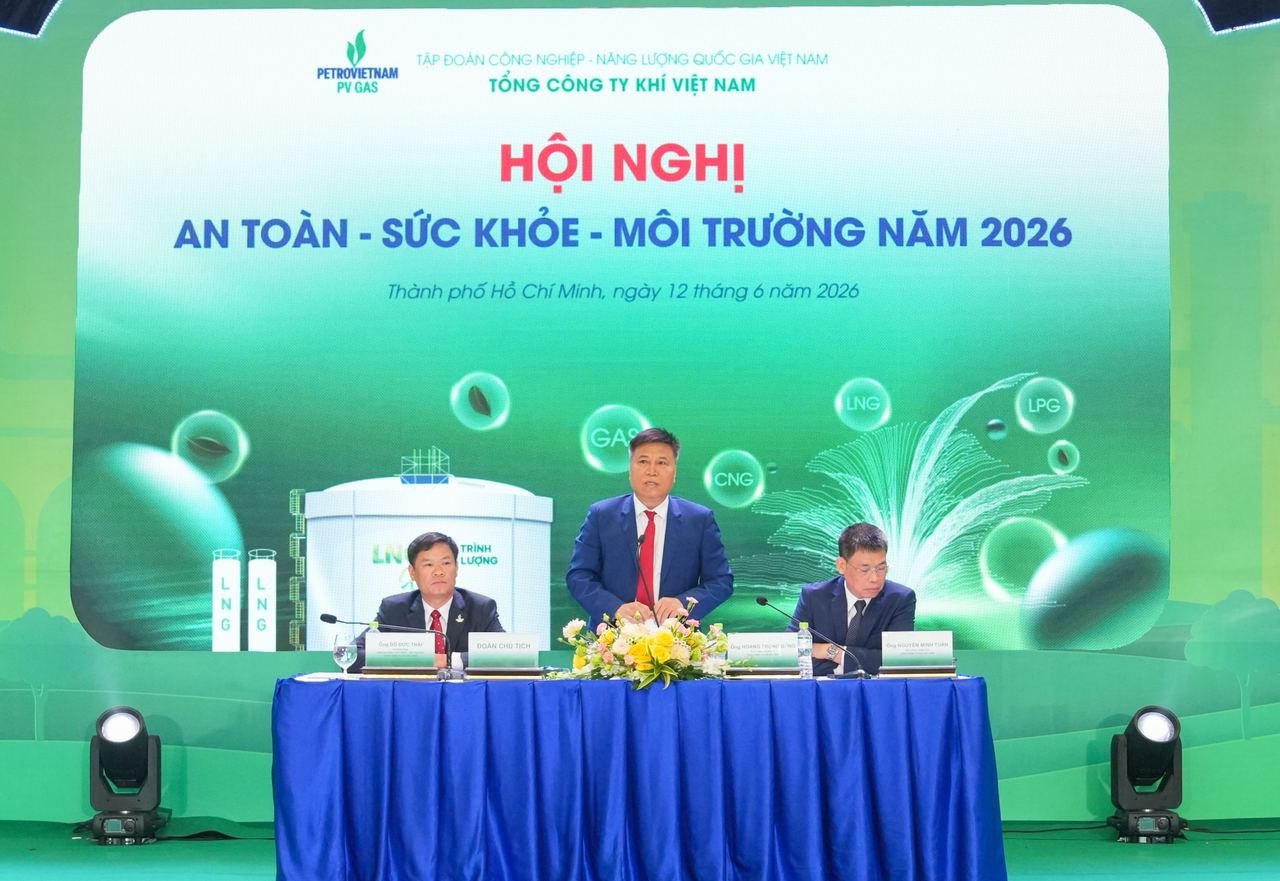Hội nghị ATSKMT năm 2026: PV GAS nâng cao văn hóa an toàn, tăng cường năng lực quản trị rủi ro