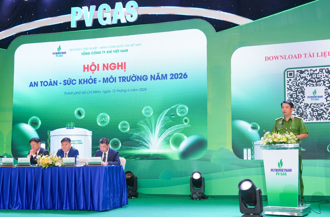 Hội nghị ATSKMT năm 2026: PV GAS nâng cao văn hóa an toàn, tăng cường năng lực quản trị rủi ro