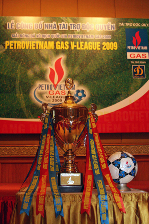 PV GAS tiếp tục tài trợ cho giải bóng đá vô địch quốc gia năm 2009