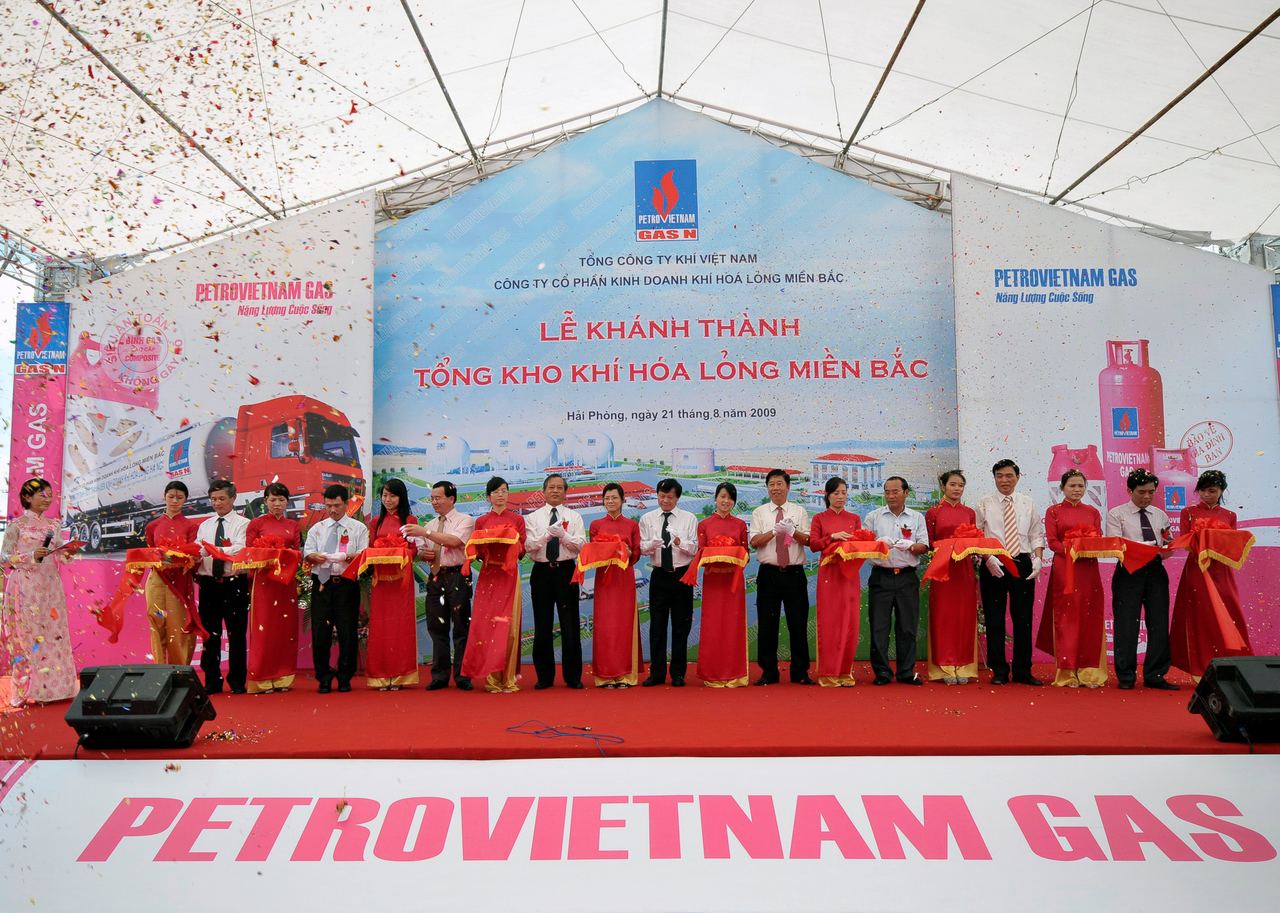 Khánh thành Tổng kho khí hóa lỏng miền Bắc