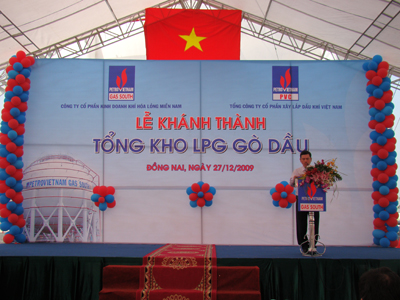 Khánh thành Tổng kho LPG Gò Dầu