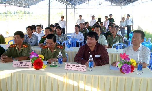 PV GAS phối hợp công tác quốc phòng an ninh tại Cà Mau