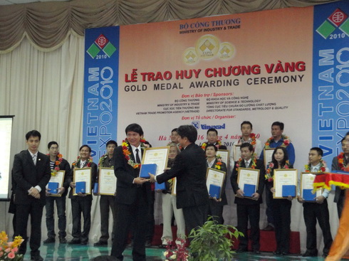 PV GAS đạt huy chương vàng tại hội chợ Vietnam Expo 2010