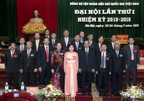 Đại hội đại biểu Đảng bộ Tập đoàn Dầu khí Quốc gia Việt Nam lần thứ I thành công tốt đẹp