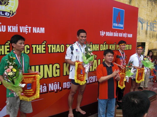 Chung kết Đại hội Thể dục Thể thao ngành Dầu khí lần thứ II – năm 2010: Đoàn PV GAS đứng thứ 4 toàn đoàn