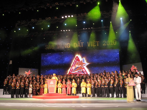 PV Gas đạt giải Sao Vàng đất Việt 2010