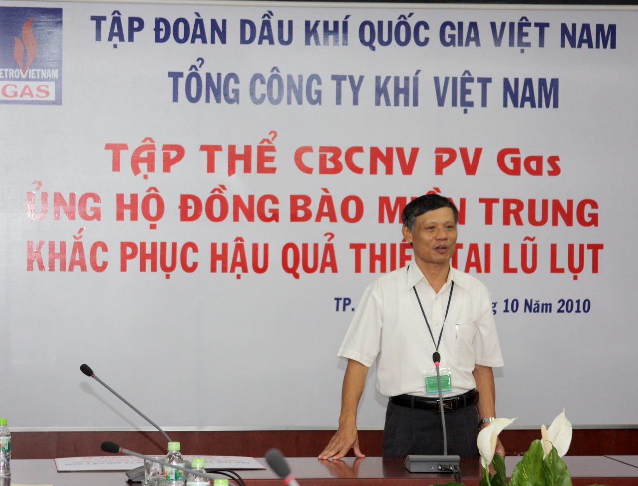 PV GAS ủng hộ miền Trung 1 tỷ đồng