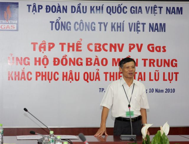 PV GAS ủng hộ miền Trung 1 tỷ đồng