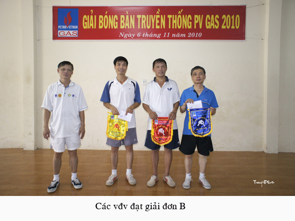 Giải bóng bàn truyền thống PV Gas 2010 Giải bóng bàn truyền thống PV Gas 2010