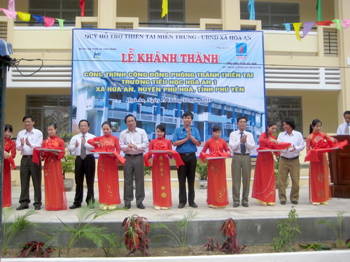 Khánh thành công trình "Cộng đồng phòng chống thiên tai" do PV GAS tài trợ