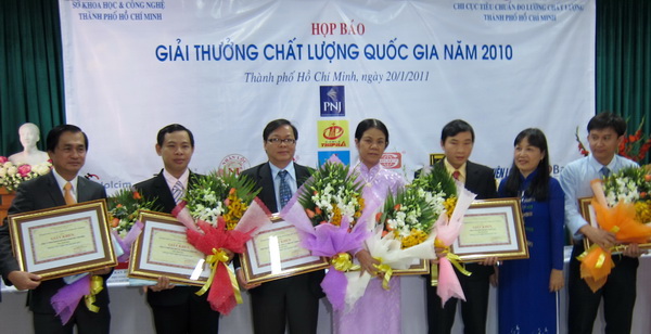 PV Gas đạt Giải Bạc Giải thưởng Chất lượng Quốc gia