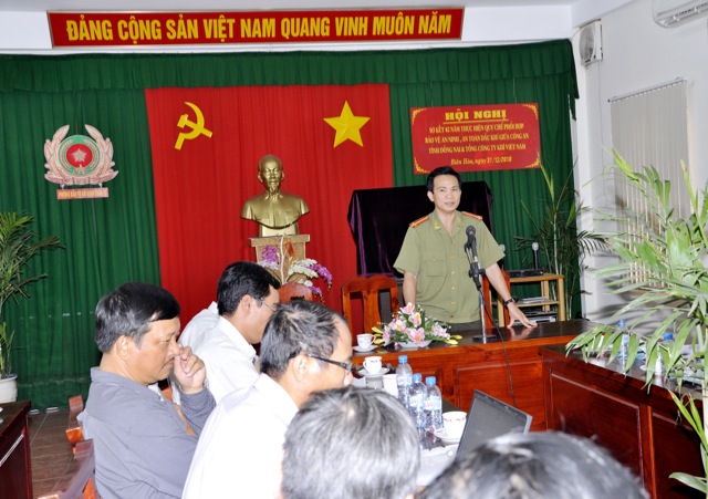 Sơ kết 2 năm thực hiện quy chế phối hợp bảo vệ an ninh, an toàn dầu khí giữa Công an Đồng Nai và PV Gas