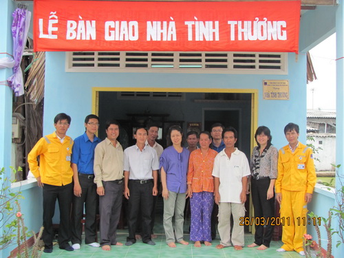 KDK xây dựng nhà tình thương tại Cần Giờ