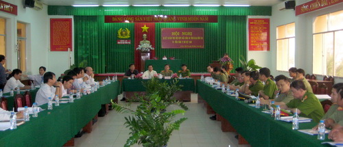Hội nghị sơ kết 3 năm thực hiện Quy chế phối hợp bảo vệ an ninh, trật tự, an toàn các ông trình khí tại tỉnh BR-VT Hội nghị sơ kết 3 năm thực hiện Quy chế phối hợp bảo vệ an ninh, trật tự, an toàn các ông trình khí tại tỉnh BR-VT
