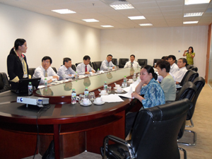 Đoàn công tác Ban Tổ chức Đảng ủy Khối Doanh nghiệp Trung ương thăm và làm việc với Đảng ủy PV GAS