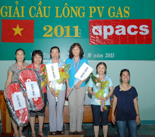 Giải “Cầu lông PV GAS mở rộng năm 2011”