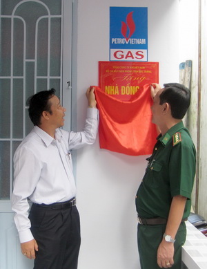 PV GAS tham gia xây nhà Đồng đội tại tỉnh Sóc Trăng