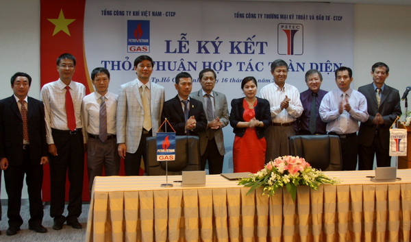 PETEC và PV Gas ký thỏa thuận hợp tác