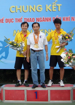 Đội tuyển PV GAS đạt thành tích cao tại vòng chung kết môn tennis toàn ngành