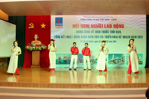 PV Gas tổ chức hội nghị người lao động mừng công về đích trước thời hạn