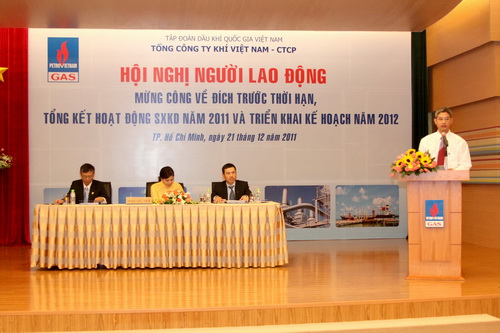 PV Gas tổ chức hội nghị người lao động mừng công về đích trước thời hạn