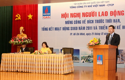 PV GAS tổ chức hội nghị người lao động mừng công về đích trước thời hạn
