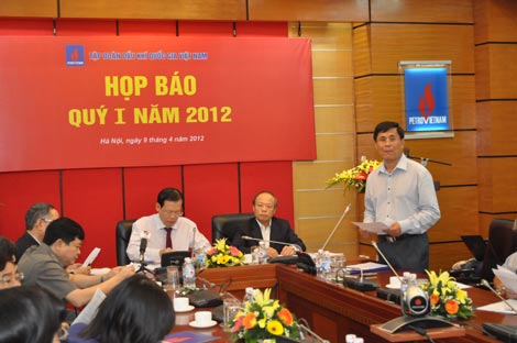 Tại cuộc họp báo quý I – 2012: PVN giải trình nội dung kết luận của Thanh tra Chính phủ Tại cuộc họp báo quý I – 2012: PVN giải trình nội dung kết luận của Thanh tra Chính phủ
