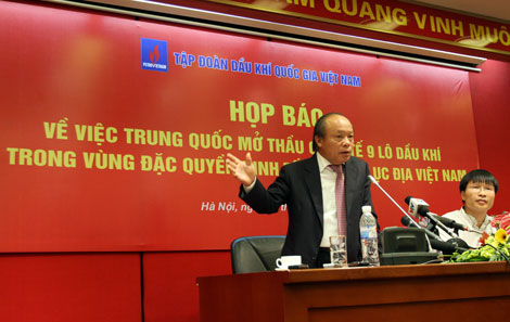 Petrovietnam phản đối CNOOC của Trung Quốc gọi thầu phi pháp