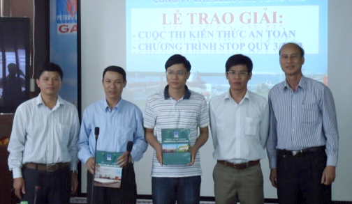 Công ty Chế biến khí Vũng Tàu trao thưởng chương trình STOP