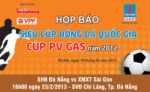 PV GAS tiếp tục tài trợ cho giải siêu cúp bóng đá quốc gia