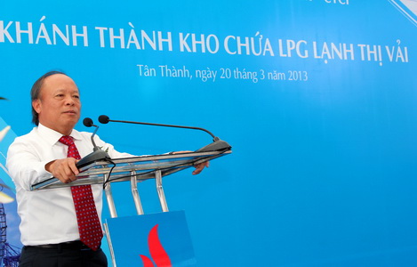 Khánh thành dự án kho chứa LPG lạnh Thị Vải Khánh thành dự án kho chứa LPG lạnh Thị Vải
