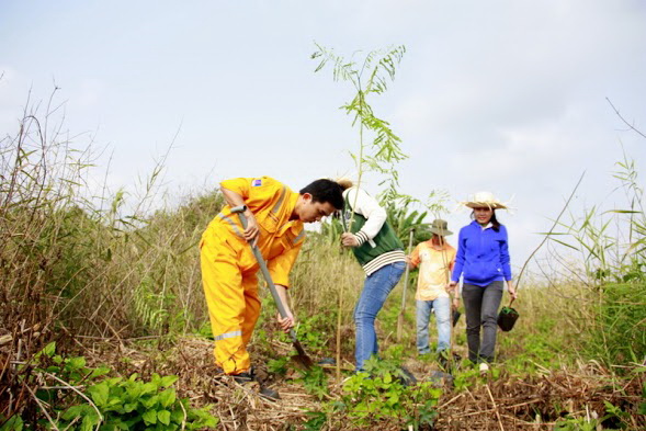 Công ty Khí Cà Mau hưởng ứng giờ trái đất 2013 Công ty Khí Cà Mau hưởng ứng giờ trái đất 2013