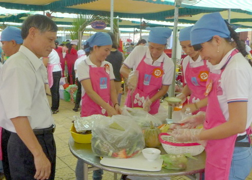 Hội thi “Phụ nữ Dầu khí với văn hóa ẩm thực”