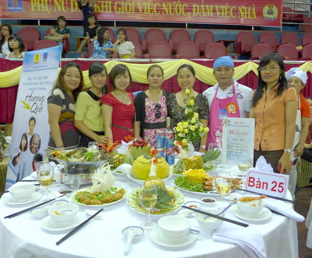 Hội thi “Phụ nữ Dầu khí với văn hóa ẩm thực”