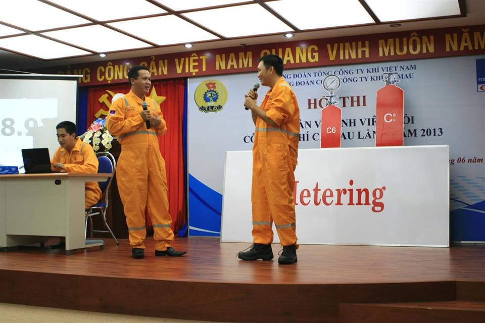 Công đoàn cơ sở công ty Khí Cà Mau tổ chức hội thi ATVSV giỏi lần 2 năm 2013