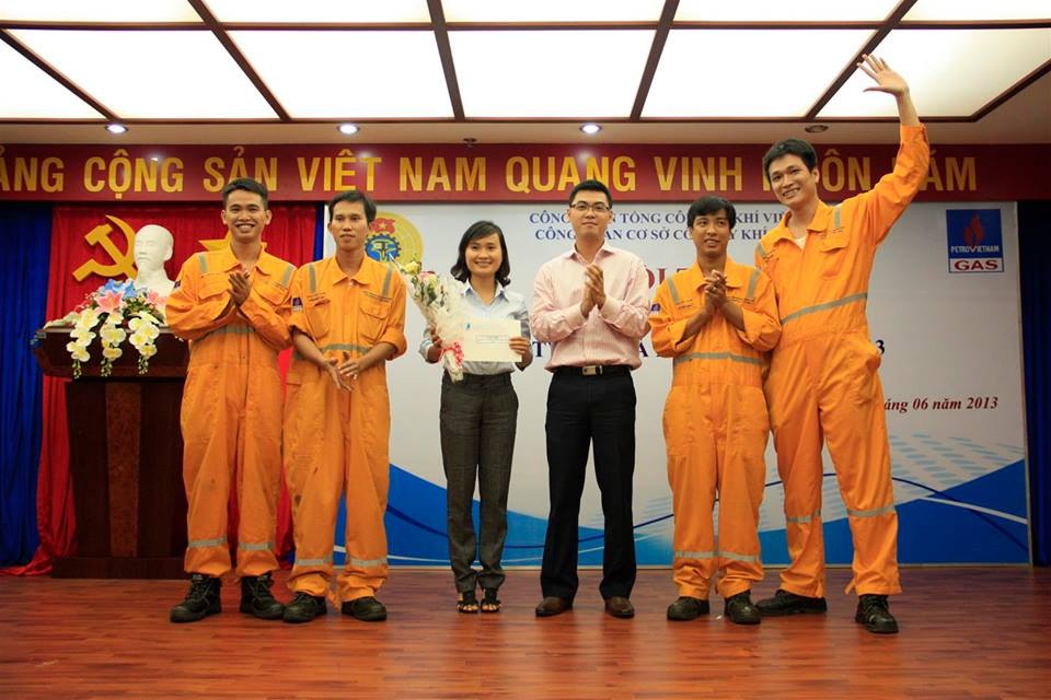 Công đoàn cơ sở công ty Khí Cà Mau tổ chức hội thi ATVSV giỏi lần 2 năm 2013