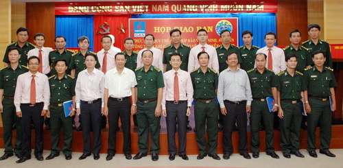Sơ kết công tác phối hợp với bộ đội biên phòng Cà Mau