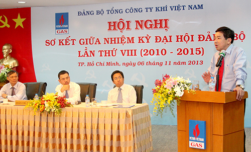 Đảng bộ Tổng công ty Khí Việt Nam tổ chức hội nghị sơ kết giữa Nhiệm kỳ Đại hội Đảng bộ lần thứ VIII
