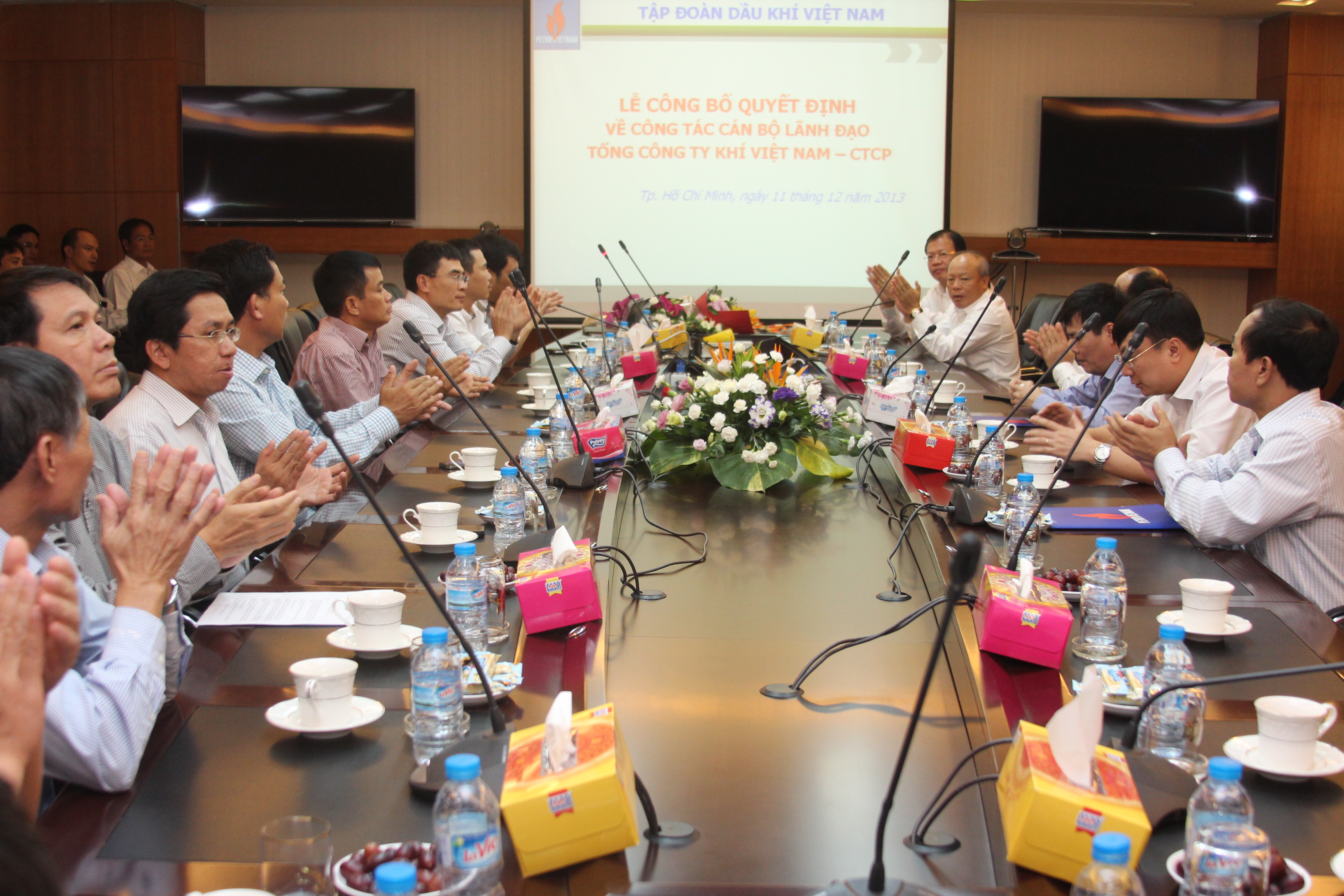 Ceremony for official announcement on the Board Chairman of PetroVietnam Gas Joint Stock Corporation