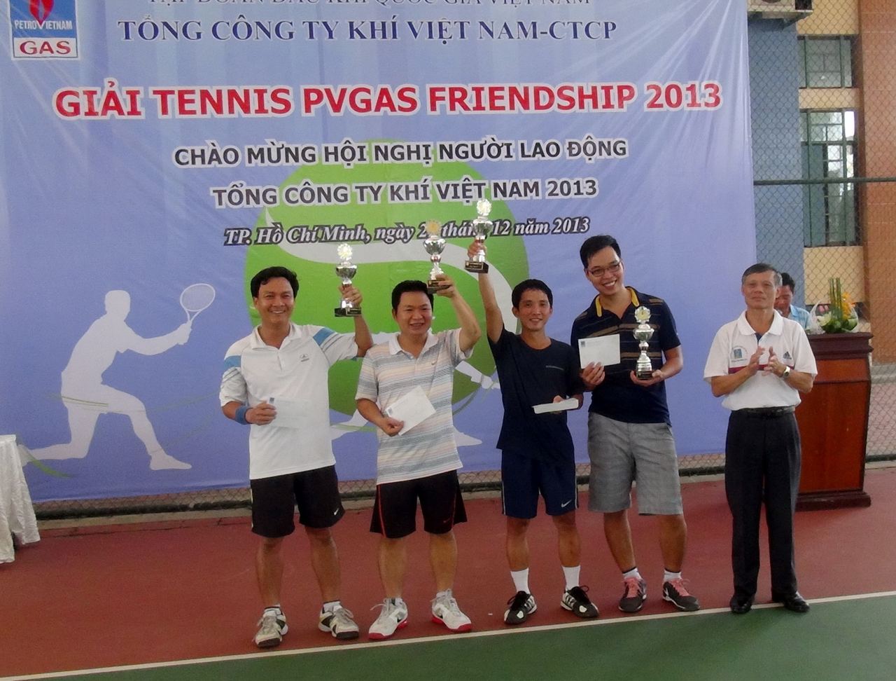 Giải TENNIS PVGAS FRIENDSHIP 2013