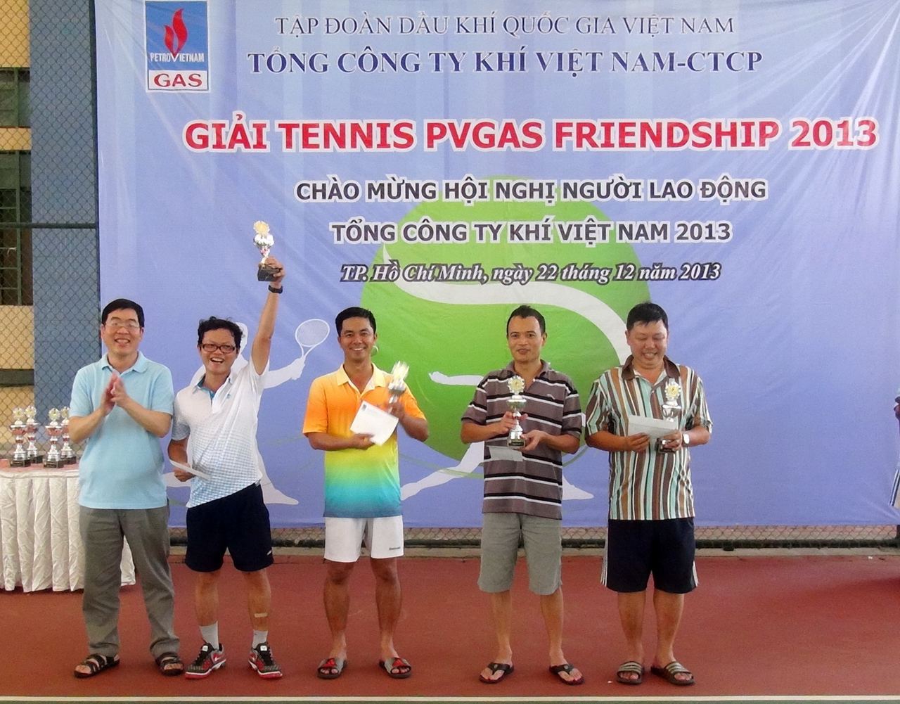Giải TENNIS PVGAS FRIENDSHIP 2013