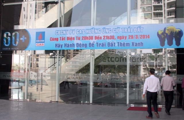 PV GAS hưởng ứng Chiến dịch Giờ Trái đất