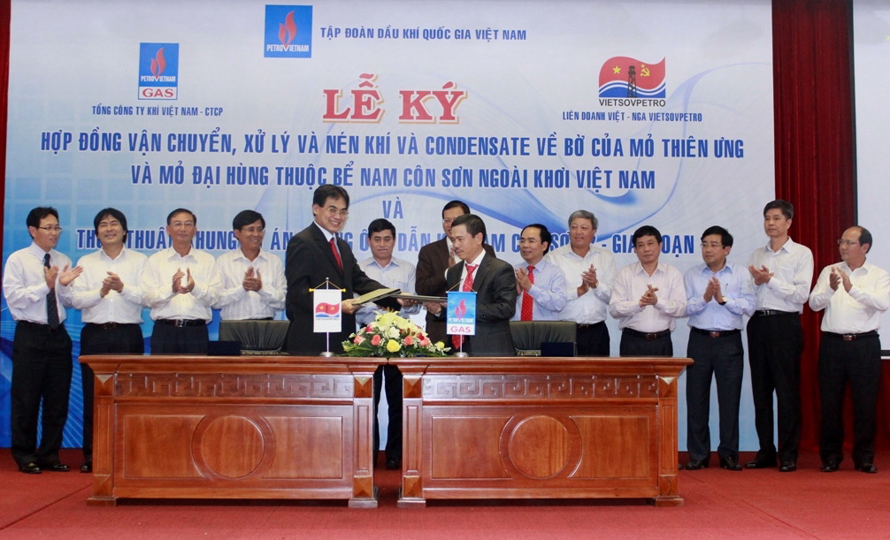 Ký kết Hợp đồng mới giữa Tổng Công ty Khí Việt Nam và Liên doanh Dầu khí Việt Nga Ký kết Hợp đồng mới giữa Tổng Công ty Khí Việt Nam và Liên doanh Dầu khí Việt Nga