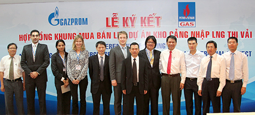 Lễ ký kết hợp đồng khung mua bán LNG Lễ ký kết hợp đồng khung mua bán LNG