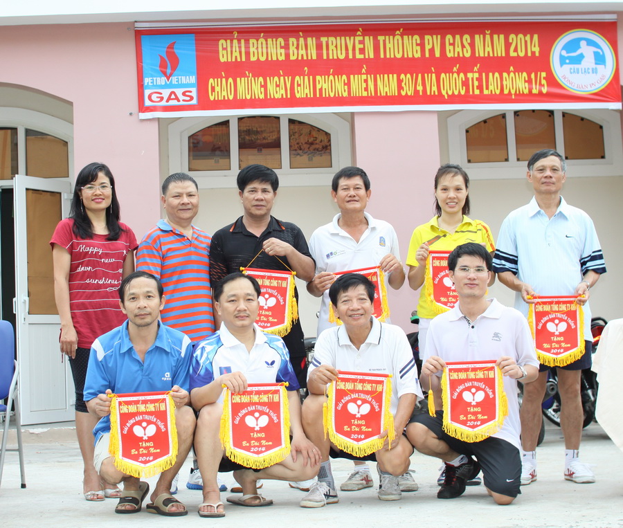 Giải bóng bàn Hội thao PV Gas 2014