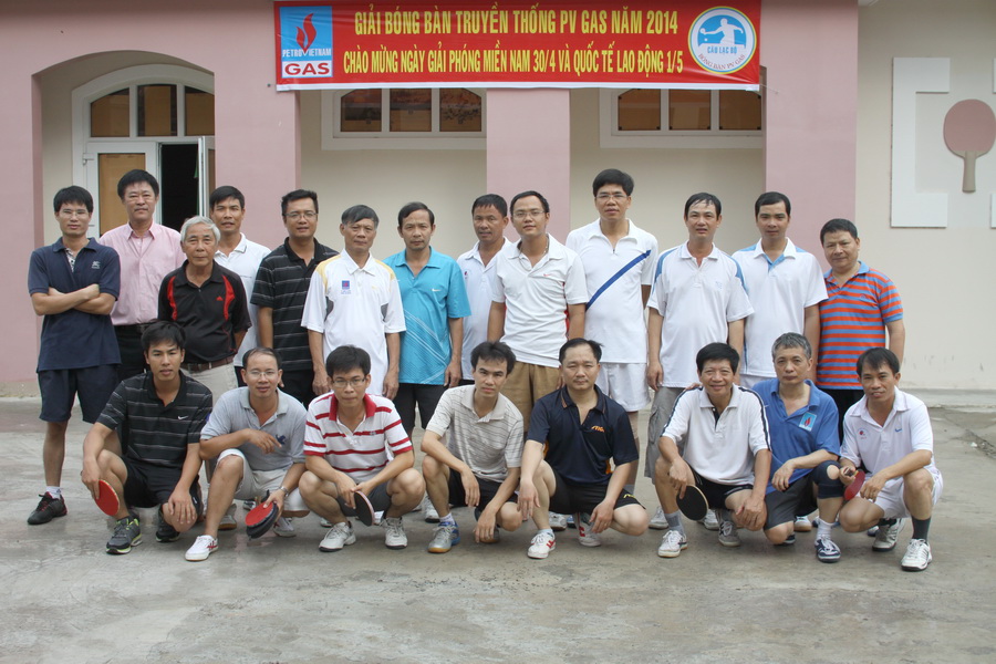 Giải bóng bàn Hội thao PV GAS 2014