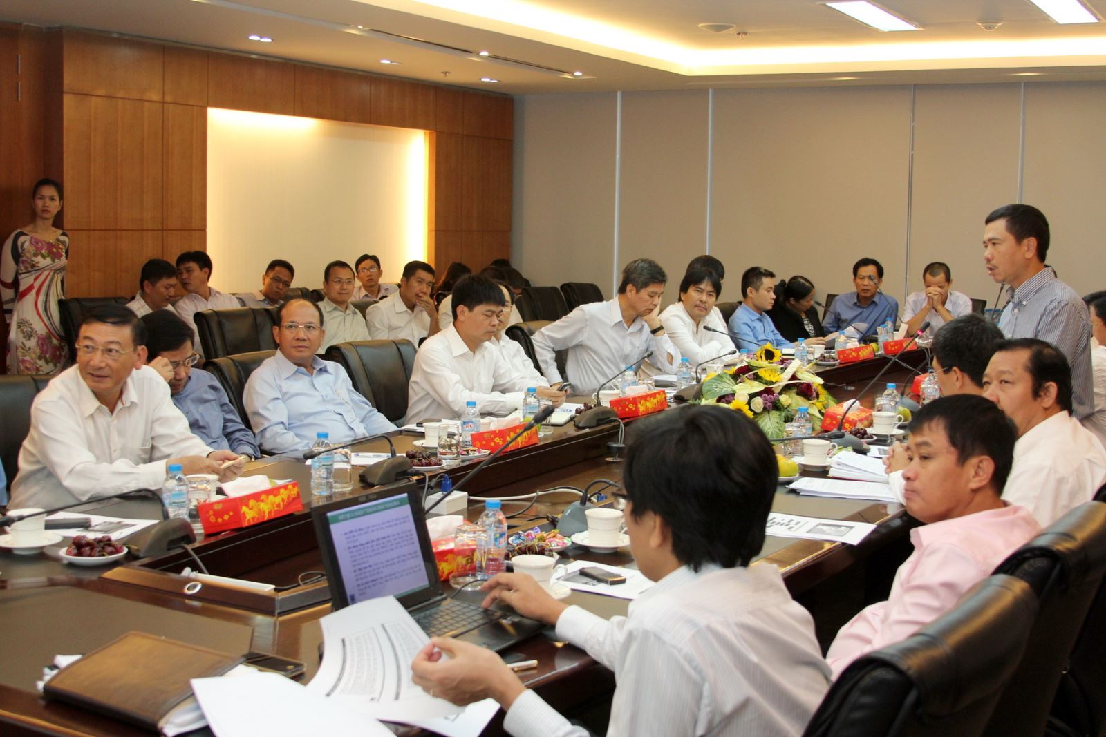 Top leaders visited and worked at PV GAS