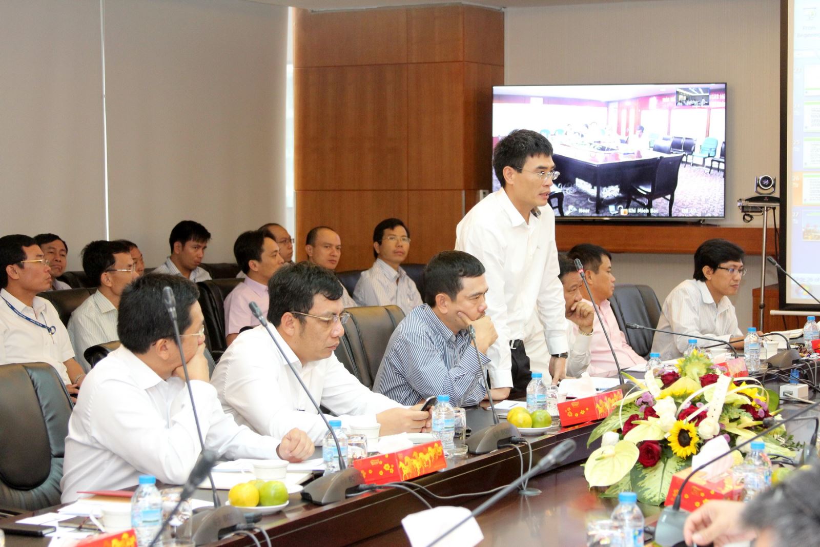 Top leaders visited and worked at PV GAS
